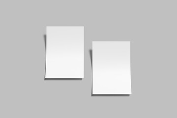 Fototapeta premium A4 Flyer Blank Mockup set