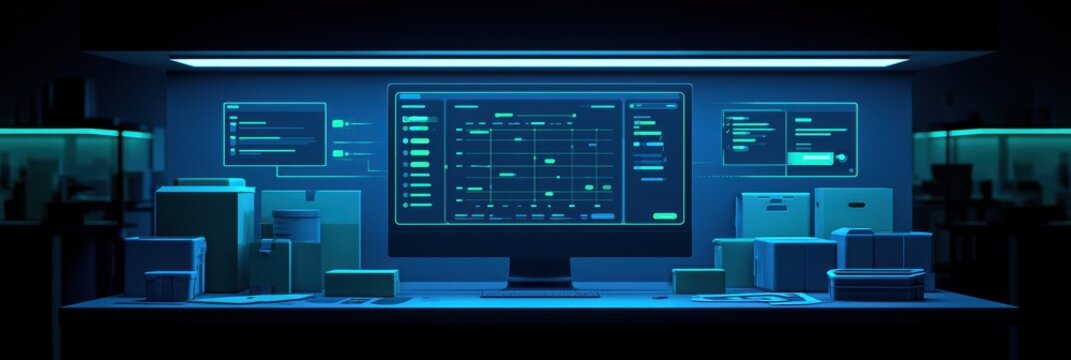 Supply chain visibility dashboard for packaging production