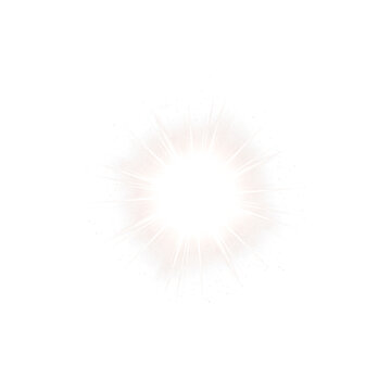 Intense circular light burst with sharp, well-defined white rays radiating powerfully from a bright central core.