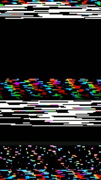 Flicker Glitch Transition Overlay Unstable Screen Distortion Vertical