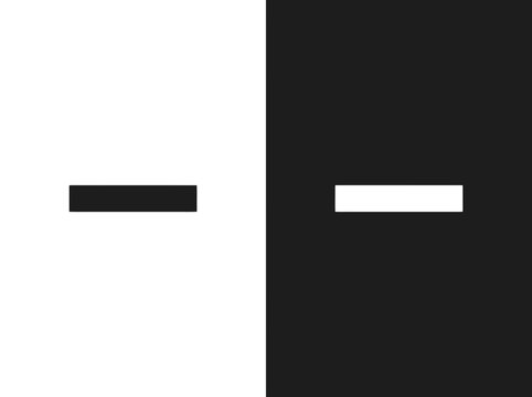 Horizontal hyphen dash minus symbol outline and black fill icon set with interface