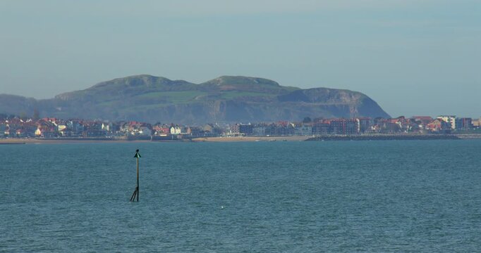 wide shot looking west of Colwyn bay on to Rhos-on-Sea Old at Colwyn Promenade, Old Colwyn
Colwyn Bay at traeth Hen Golwyn, Old Colwyn Beach