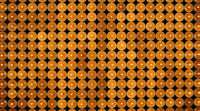 Abstract background featuring a grid of glowing golden lights perfect for celebrating the traditional indian festival of diwali