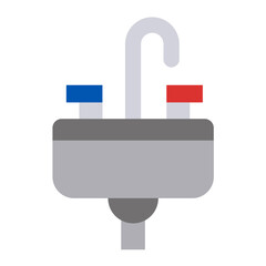 Obraz premium Sink Vector Design Icon Style
