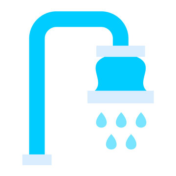 Shower Vector Design Icon Style