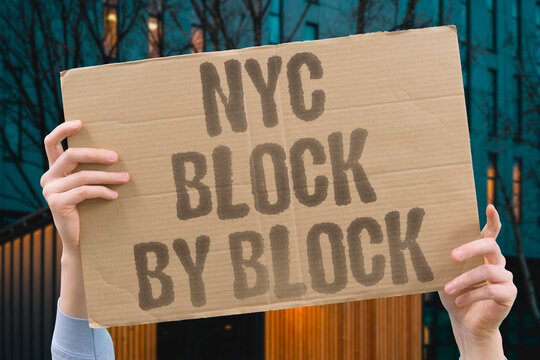 "NYC block by block" City plan creates twelve thousand units. NYC. PLAN. BLOCK. HOUSING. APARTMENTS.