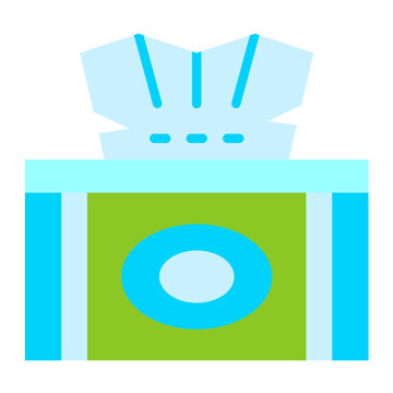 Tissue Box Vector Design Icon Style