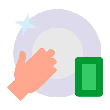 Dishwashing Vector Design Icon Style