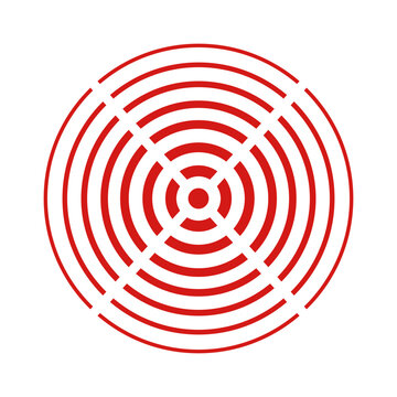 Circle the location of the earthquake epicenter and mark the warning zone map