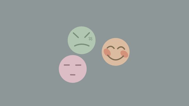 Holding paper cut happy smile face ,positive thinking, mental health assessment , world mental health day concept on alpha transparent background.