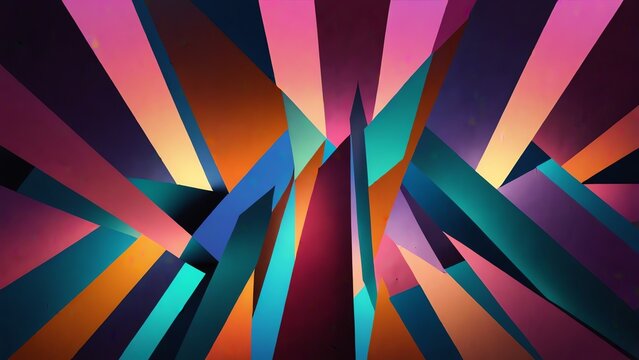 abstract background with colorful lines
