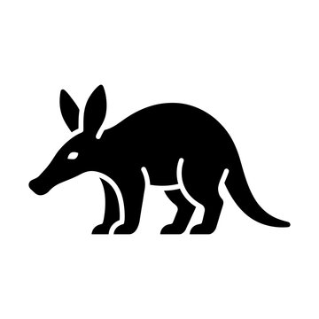 aardvark glyph icon