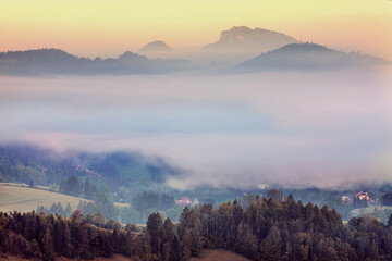 Wiosenny poranek w Pieninach. © Janusz Lipiński