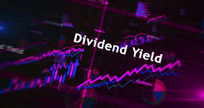 Stock market indices ebitda ratio diagrams charts and graphs fast seamless loopable analysis concept animation