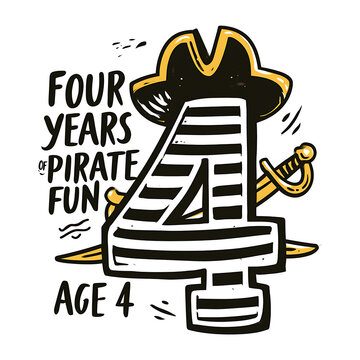 Celebrate talk like a pirate day with a pirate party for four years of fun