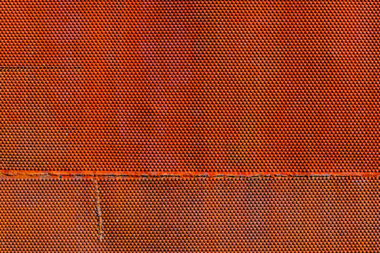 Abstract Textured Orange Surface with Repeating Bumps