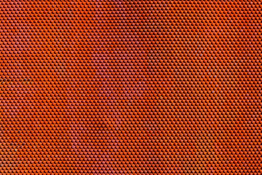 Close-Up of Textured Orange Surface with Bumps