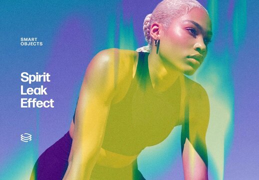 Spirit Leak Photo Effect For Poster And Social Media Design