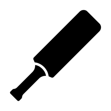 cricket bat glyph icon