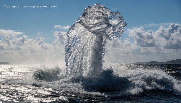 A single powerful jet of pure clear water, 20260529 gigapixel high fidelity v2-6x