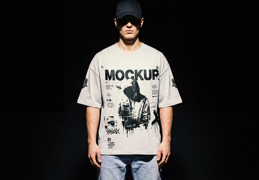 Oversized T Shirt Mockup