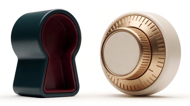 Keyhole and safe dial combination lock with security combination mechanism