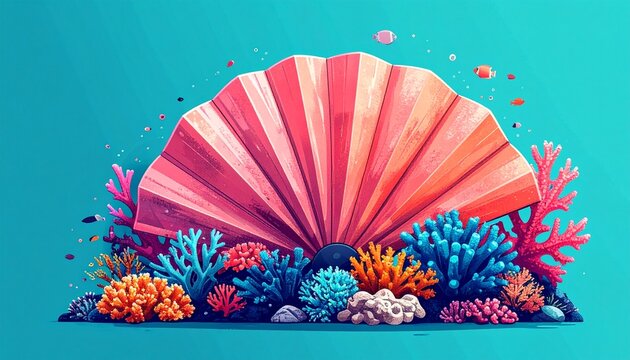 オオシャコガイ」の写真素材 | 4,265件の無料イラスト画像 | Adobe Stock
