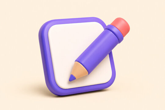 3D Edit Button UI Element for Content Management Interfaces