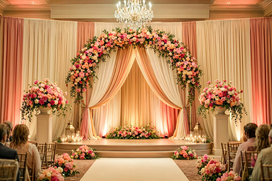 wedding stage background