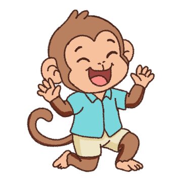 cartoon monkey 