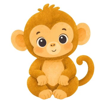 cartoon monkey 