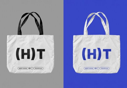 Cotton Totebag Mockup For Branding And Packaging Design