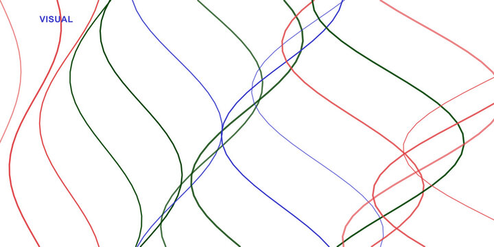 Mathematical graph lines and curves on coordinate plane isolated on transparent background