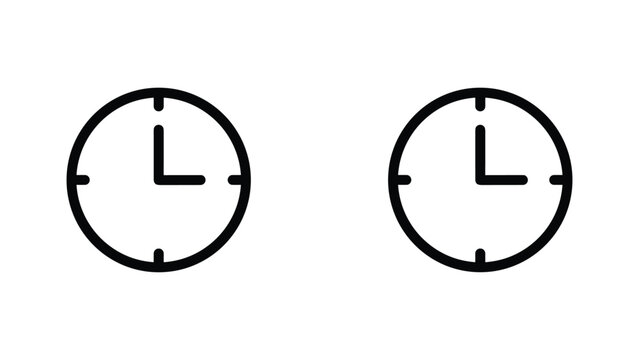 Padlock security button icons in circular outline and solid style for privacy and access control