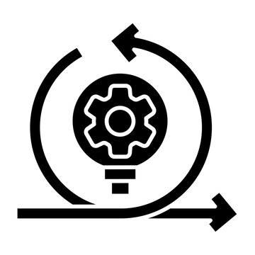 Iterate Glyph Icon