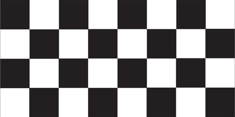 Fototapeta premium Checkered flag wave on white background design for sport race championship vector illustration.