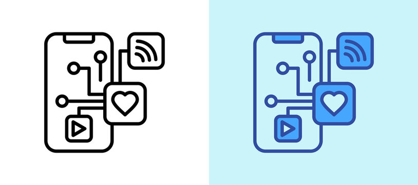 Digital Applications lineblue icon