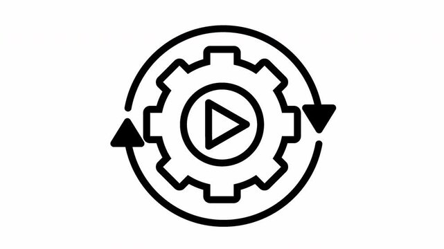 Automated media rendering engine video animation