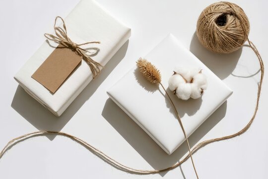 Modern Workspace Flat Lay with Office Supplies and Copy Space
