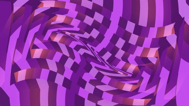 Abstract Purple Geometric Wavy Checkerboard Pattern Featuring Dynamic Distortion Effects and Vibrant Gradient Textures for Modern Artistic Backgrounds