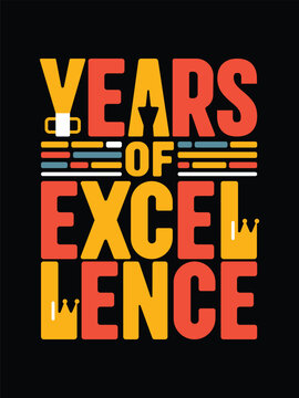 Employee appreciation typography illustration