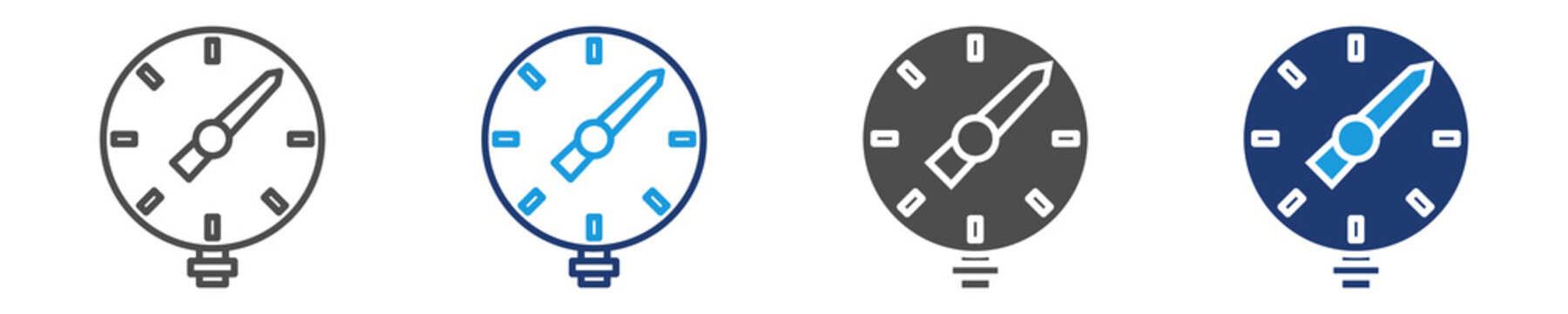 gauge icon set multiple style
