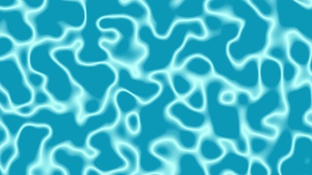 Bright blue water surface texture with light caustic reflections creating a ripple effect on the liquid pool