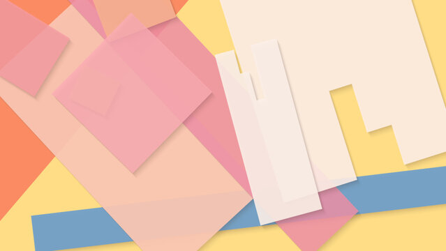 A vibrant collage of overlapping pastel rectangles and blocks forms a dynamic abstract backdrop, perfect for presentations, flyers, and social graphics.