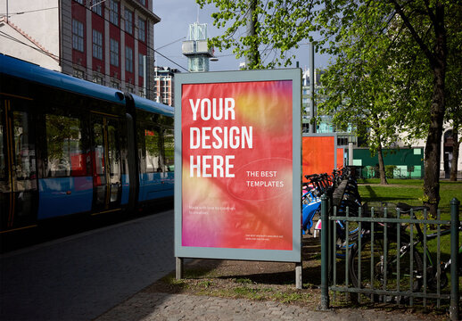 Mockup Of Customized Sign Outdoors