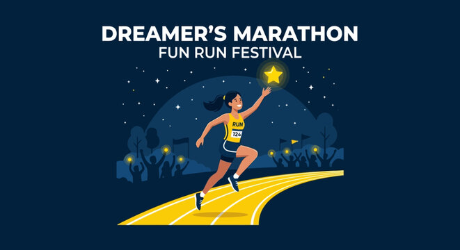 Dreamer's Marathon Fun Run Festival Achieving Goals Success