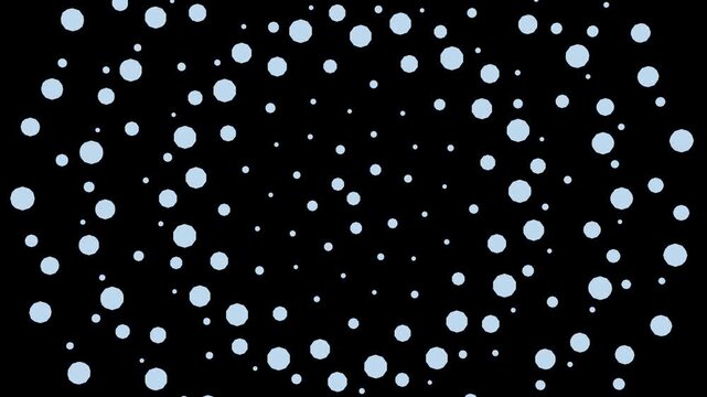 Abstract 3D Horizontal Seamless Loop Motion Graphic Phyllotaxis Horizontal_Phyllotaxis_Var_01_4K 4K