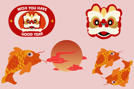 Chinese New Year Imlek illustration