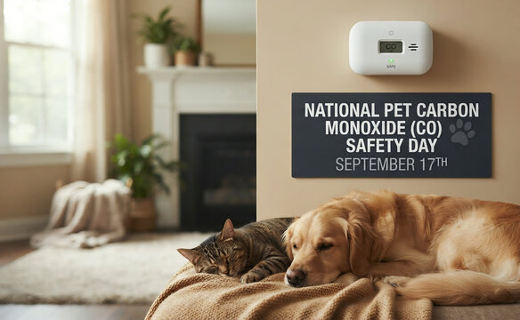 National Pet Carbon Monoxide Safety Day September 17th