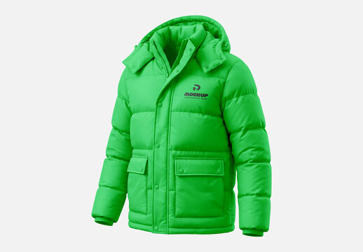 Puffer Jacket Mockup